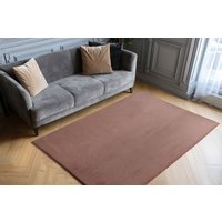 Obsession Fellteppich "Infinity 200" rechteckig 40 mm Höhe Kunstfel, Uni Farben, Kaninchenfell Haptik, supersoft von Obsession