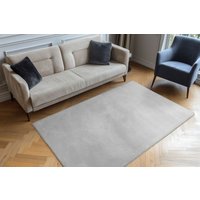 Obsession Fellteppich "Milestone 600" fellförmig 45 mm Höhe Kunstfell, Uni Farben, weich & kuschelig, Wohnzimmer von Obsession