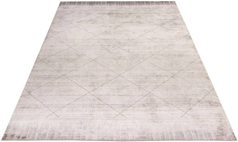 Obsession Teppich My Eden of Obsession 201, rechteckig, Höhe: 10 mm, Kurzflor, kariert, besonders hohe Knotendichte, Material: 85% Viskose Obsession Teppich My Eden of Obsession 201, rechteckig, Höhe: 10 mm, Kurzflor, kariert, besonders hohe Knotendichte, Material: 85% Viskose von Obsession