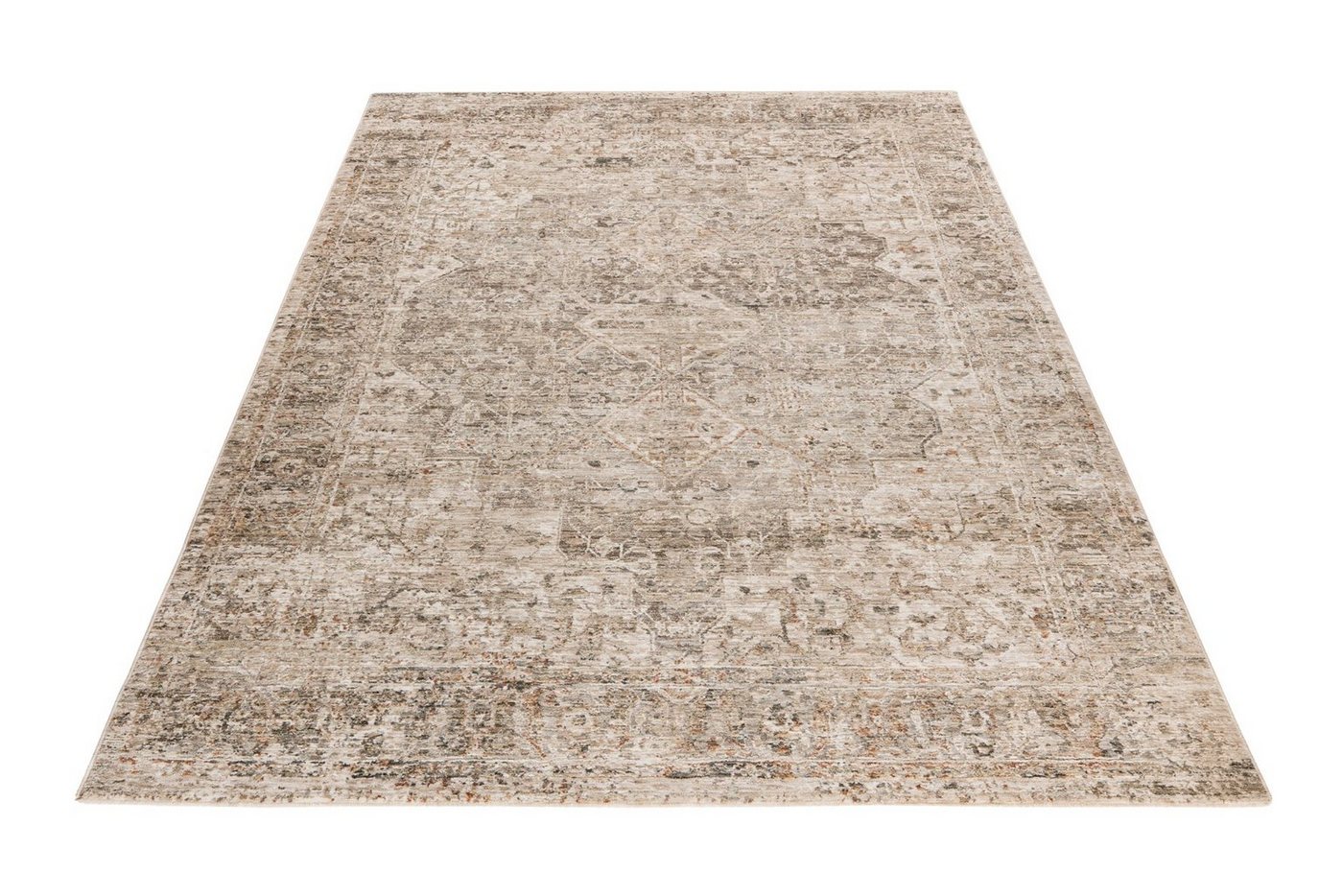 Obsession Teppich My Everest 429, rechteckig, Höhe: 7 mm, Orient-Optik, mit Fransen, Vintagedesign, Wohnzimmer, Schlafzimmer Obsession Teppich My Everest 429, rechteckig, Höhe: 7 mm, Orient-Optik, mit Fransen, Vintagedesign, Wohnzimmer, Schlafzimmer von Obsession