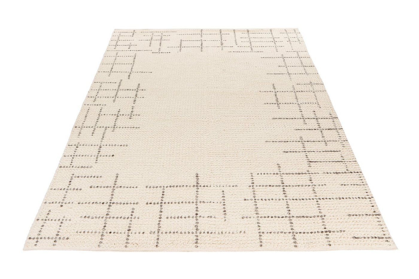 Teppich My Freya 271, Obsession, rechteckig, Höhe: 15 mm, Handweb Teppich, geometrisches Muster, 80% Wolle, handgewebt von Obsession