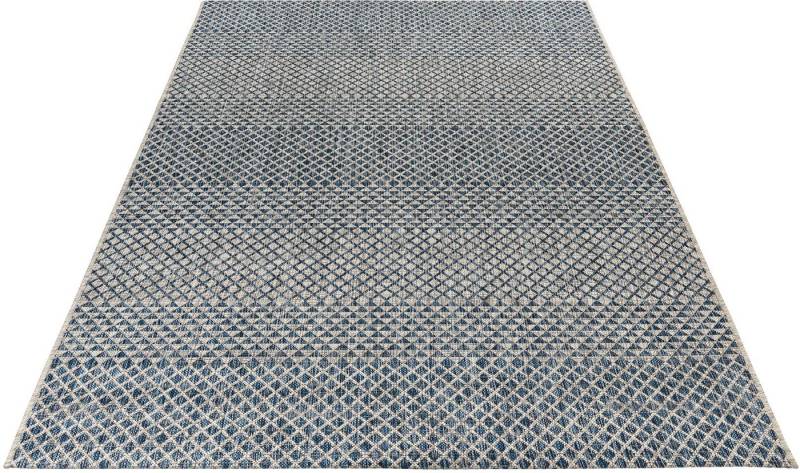 Obsession Teppich My Nordic 877, rechteckig, Höhe: 0,5 mm, Flachgewebe, modernes kariertes Design, In- und Outdoor geeignet von Obsession