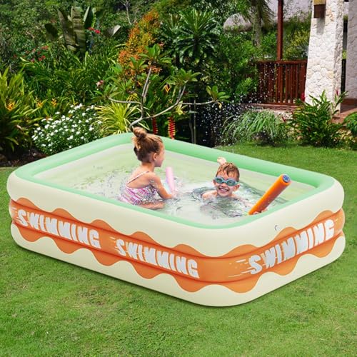 Aufblasbarer Kinderpool, Planschbecken Baby, Kinder Aufstellpool, Aufblasbarer Schwimmbad Für Kinder, 3 Ringe Großer Rechteckiger Pool, Aufblasbares Paddelbecken Für Kinders Aufblasbarer Kinderpool, Planschbecken Baby, Kinder Aufstellpool, Aufblasbarer Schwimmbad Für Kinder, 3 Ringe Großer Rechteckiger Pool, Aufblasbares Paddelbecken Für Kinders von Ocastuted