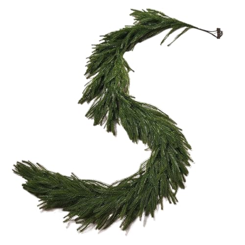 Christmas Wreaths - Künstlicher Adventskranz Türkranz,Festliche Deko Immergrün wasserdichte Türkranz Für Terrasse Erntedank Winter Kamin Herbst Küchenfenster Feiertage von Ocastuted