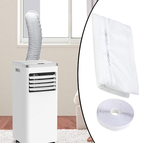 Fensterabdichtung Für Klimageräte Hot Air Stop, Fensterkit Für Die Klimaanlage Mit Reißverschluss, AC Fensterdichtungsset Mit Reißverschluss Und Klebeverschluss, Klimaanlage Fensterabdichtung von Ocastuted