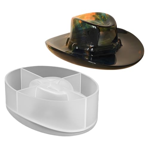 Ocastuted Back Silikonform | 3D Cowboyhut Form - Backwerkzeug Mit Antihaftbeschichtung Leicht Entnehmbar Für Festlichkeiten Desserts von Ocastuted