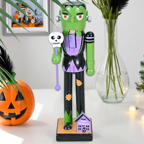Ocastuted Halloween Nussknacker Figuren Skelett Nussknacker Holz Nussknacker Figur Dekorationen Kürbis Hexe Nussknacker Ornament für Kaminsims Kamin Zuhause Ocastuted Halloween Nussknacker Figuren Skelett Nussknacker Holz Nussknacker Figur Dekorationen Kürbis Hexe Nussknacker Ornament für Kaminsims Kamin Zuhause von Ocastuted