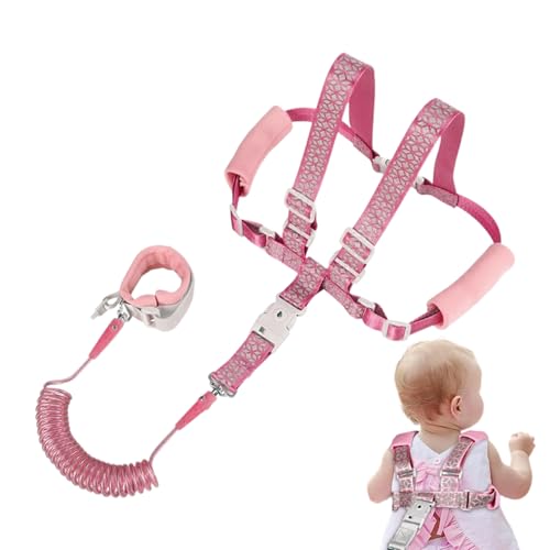 Ocastuted Kinder Geschirr Mit Leine - Kleinkind Handgelenk Leine - Verstellbarer Reflektierender Verlaufschutz Armschlaufen-Verschluss Kinder Unterwegs Gehsicherheit Kontrolle Aussenbereich Ocastuted Kinder Geschirr Mit Leine - Kleinkind Handgelenk Leine - Verstellbarer Reflektierender Verlaufschutz Armschlaufen-Verschluss Kinder Unterwegs Gehsicherheit Kontrolle Aussenbereich von Ocastuted