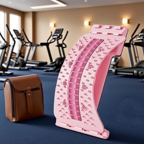 Ocastuted Rückenstrecker, Back Stretcher, Lumbar Back Cracker Board, Mit Magnetischen Akupressurpunkten, 3 Stufen Verstellbar, Lendenwirbelsäule Zur Schmerzlinderung, Für Männer Frauen Muskelerholung Ocastuted Rückenstrecker, Back Stretcher, Lumbar Back Cracker Board, Mit Magnetischen Akupressurpunkten, 3 Stufen Verstellbar, Lendenwirbelsäule Zur Schmerzlinderung, Für Männer Frauen Muskelerholung von Ocastuted