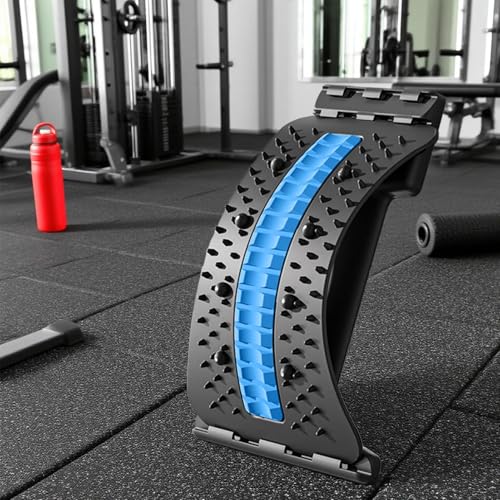 Ocastuted Rückenstrecker, Back Stretcher, Lumbar Back Cracker Board, Mit Magnetischen Akupressurpunkten, 3 Stufen Verstellbar, Lendenwirbelsäule Zur Schmerzlinderung, Für Männer Frauen Muskelerholung Ocastuted Rückenstrecker, Back Stretcher, Lumbar Back Cracker Board, Mit Magnetischen Akupressurpunkten, 3 Stufen Verstellbar, Lendenwirbelsäule Zur Schmerzlinderung, Für Männer Frauen Muskelerholung von Ocastuted