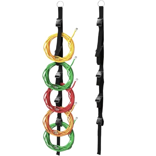 Ocastuted Verlängerungskabel Organizer | Garagen Verlängerungskabel Halter Organizer | 2 Stück Robuste Aufhänger Kabelbinder für Elektrokabel Seil Schlauch Garten Wohnwagen und von Ocastuted