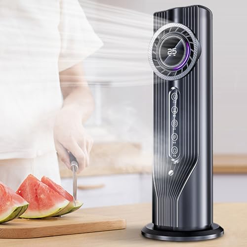 Ventilator Mit Befeuchter, Usb Verdunstungskühler, Kühlturmventilator Leise Mit 6 Geschwindigkeiten, Luftkühler Mit Verdunstungskühlung, Turmventilator Mit Wasserkühlung & Luftbefeuchter Ventilator Mit Befeuchter, Usb Verdunstungskühler, Kühlturmventilator Leise Mit 6 Geschwindigkeiten, Luftkühler Mit Verdunstungskühlung, Turmventilator Mit Wasserkühlung & Luftbefeuchter von Ocastuted