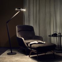 Occhio Gioia lettura "air" LED Leseleuchte schwarz matt, Kopf: black phantom von Occhio