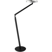 Occhio Gioia lettura "air" LED Leseleuchte schwarz matt, Kopf: Silber matt von Occhio