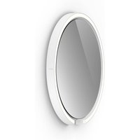 Occhio Mito sfera 40 wide Wand- / Spiegelleuchte, Spiegel getönt weiß matt von Occhio
