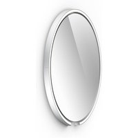 Occhio Mito sfera 60 wide Wand- / Spiegelleuchte, Spiegel klar Silber matt von Occhio