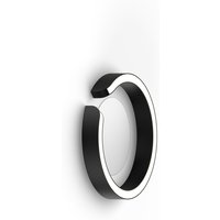 Occhio Mito soffitto 20 flat "air" wide LED Wandleuchte schwarz matt von Occhio