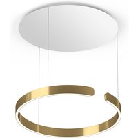 Occhio Mito sospeso 60 var up wide LED Pendelleuchte, variabel Bronze von Occhio