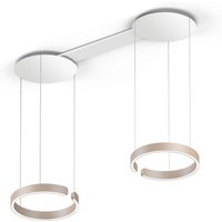 Occhio Mito sospeso due 40 var wide LED Pendelleuchte, variabel gold matt von Occhio