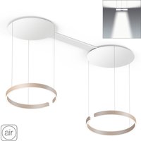 Occhio Mito sospeso due 60 var "air" narrow LED Pendelleuchte, variabel gold matt Occhio Mito sospeso due 60 var "air" narrow LED Pendelleuchte, variabel gold matt von Occhio