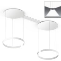 Occhio Mito sospeso due 60 var wide LED Pendelleuchte, variabel weiß matt von Occhio