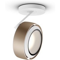 Occhio Più R alto 3d Volt C80 Deckenstrahler, 2700 K golden matt / mattweiß von Occhio