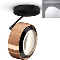 Occhio Più alto 3d Volt C80 Deckenstrahler, 3000 K Roségold / mattschwarz von Occhio