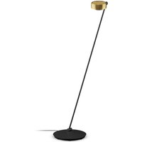 Occhio Sento C lettura "air" LED Leseleuchte, 125 cm, 2700 K Ausrichtung: links, Bronze / schwarz matt von Occhio
