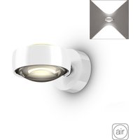 Occhio Sento D verticale up "air" LED Wandleuchte, 2700 K Chrom / weiß glänzend von Occhio