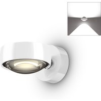 Occhio Sento E verticale up LED Wandleuchte, 2700 K Chrom / weiß glänzend Occhio Sento E verticale up LED Wandleuchte, 2700 K Chrom / weiß glänzend von Occhio