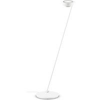 Occhio Sento E lettura LED Leseleuchte, 125 cm, 2700 K Ausrichtung: links, weiß matt von Occhio