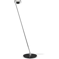 Occhio Sento E lettura LED Leseleuchte, 125 cm, 2700 K Ausrichtung: rechts, Chrom von Occhio