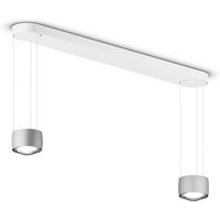 Occhio Sento E sospeso due up LED Pendelleuchte, 2700 K, variabel Chrom matt von Occhio
