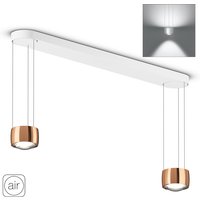 Occhio Sento E sospeso due up "air" LED Pendelleuchte, 2700 K, variabel Roségold von Occhio