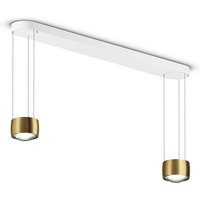 Occhio Sento E sospeso due up "air" LED Pendelleuchte, 2700 K, variabel Bronze von Occhio