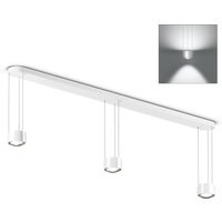 Occhio Sento E sospeso tre up LED Pendelleuchte, 2700 K, variabel weiß glänzend Occhio Sento E sospeso tre up LED Pendelleuchte, 2700 K, variabel weiß glänzend von Occhio