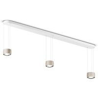 Occhio Sento E sospeso tre up LED Pendelleuchte, 2700 K, variabel gold matt von Occhio