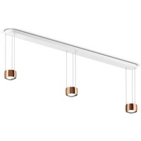 Occhio Sento E sospeso tre up LED Pendelleuchte, 2700 K, variabel Roségold Occhio Sento E sospeso tre up LED Pendelleuchte, 2700 K, variabel Roségold von Occhio