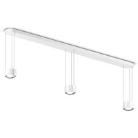 Occhio Sento E sospeso tre up "air" LED Pendelleuchte, 2700 K, variabel weiß glänzend von Occhio