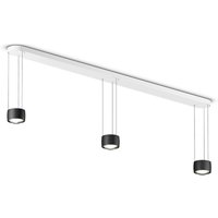 Occhio Sento E sospeso tre up "air" LED Pendelleuchte, 2700 K, variabel schwarz matt von Occhio