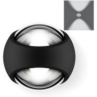 Occhio Sito verticale Volt S80 Wandleuchte 2700 K, schwarz matt von Occhio