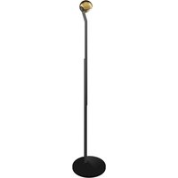 Occhio io 3d lettura C Stehleuchte, 3000 K schwarz matt, Kopf Bronze von Occhio