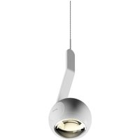 Occhio io 3d sospeso fix up C LED Pendelleuchte, 3000 K weiß glänzend, pads und body weiß matt von Occhio