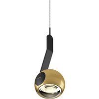 Occhio io 3d sospeso var up C LED Pendelleuchte, 2700 K, variabel schwarz matt, Kopf Bronze von Occhio
