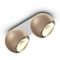 Occhio io giro doppio Volt C LED Deckenstrahler, 3000 K golden / weiß matt Occhio io giro doppio Volt C LED Deckenstrahler, 3000 K golden / weiß matt von Occhio