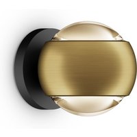 Occhio io verticale Volt D LED Wandleuchte, 3000 K Bronze / mattschwarz von Occhio