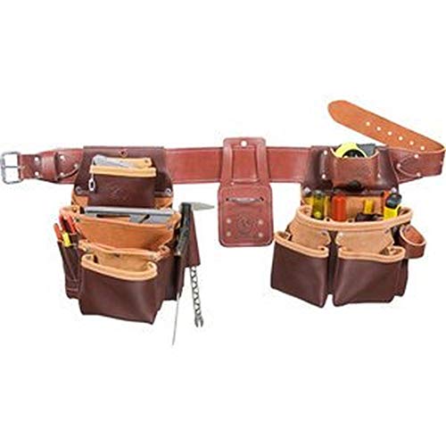 Leder Occidental 5089 LG Large 7-Bag Handwerker Werkzeuggürtel von Occidental Leather