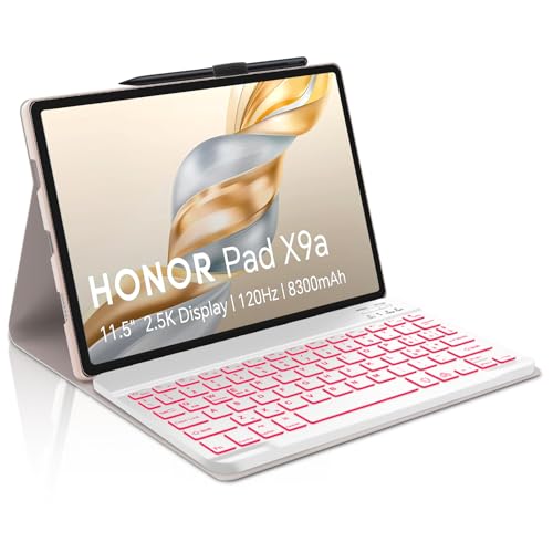 Occtingkind, Tastatur für Honor Pad X9a, Honor Pad X9a Cover mit Tastatur, Hülle mit abnehmbarem Magnet, Hintergrundbeleuchtung Bluetooth Keyboard für Honor Pad X9a 11,5 Zoll, italienisches Layout von Occtingkind