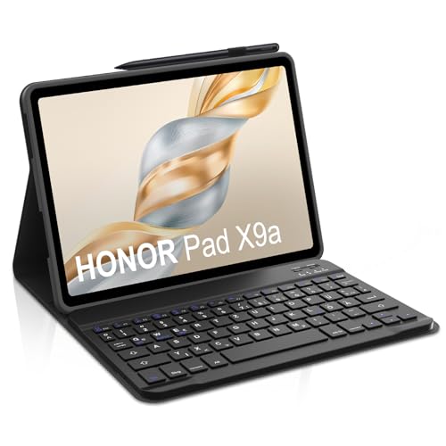 Occtingkind, Tastatur für Honor X9a, Hülle mit Tastatur für Honor Pad X9a 11.5 Zoll 2025, Magnetische Abnehmbar Bluetooth Keyboard für Honor Pad X9a 2025, Deutsches Layout QWERTZ, USB C, Schwarz Occtingkind, Tastatur für Honor X9a, Hülle mit Tastatur für Honor Pad X9a 11.5 Zoll 2025, Magnetische Abnehmbar Bluetooth Keyboard für Honor Pad X9a 2025, Deutsches Layout QWERTZ, USB C, Schwarz von Occtingkind