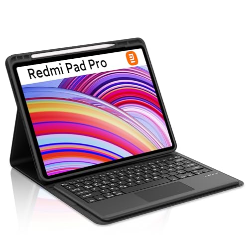 Occtingkind, Tastatur für Redmi Pad Pro, Hülle mit Tastatur für Redmi Pad Pro 12.1 Zoll 2024, Magnetische Abnehmbar Bluetooth Keyboard für Redmi Pad Pro 2024, QWERTZ Layout, USB C, Trackpad, Schwarz Occtingkind, Tastatur für Redmi Pad Pro, Hülle mit Tastatur für Redmi Pad Pro 12.1 Zoll 2024, Magnetische Abnehmbar Bluetooth Keyboard für Redmi Pad Pro 2024, QWERTZ Layout, USB C, Trackpad, Schwarz von Occtingkind